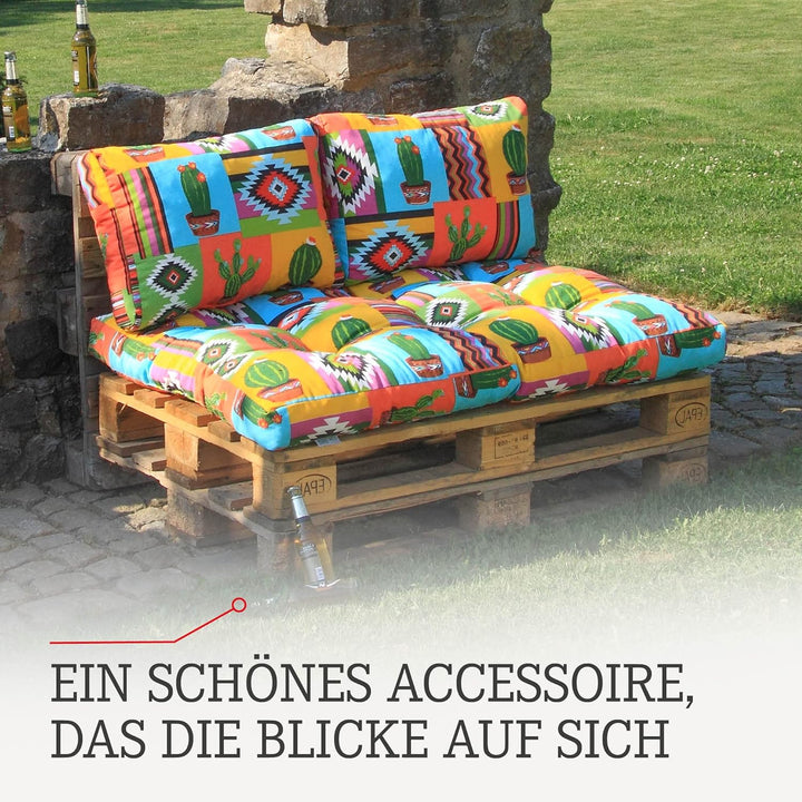 Beo Palettenkissen 60x80 - Wasserabweisendes Sitzkissen für Palettenmöbel | Made in EU Palettenkisse