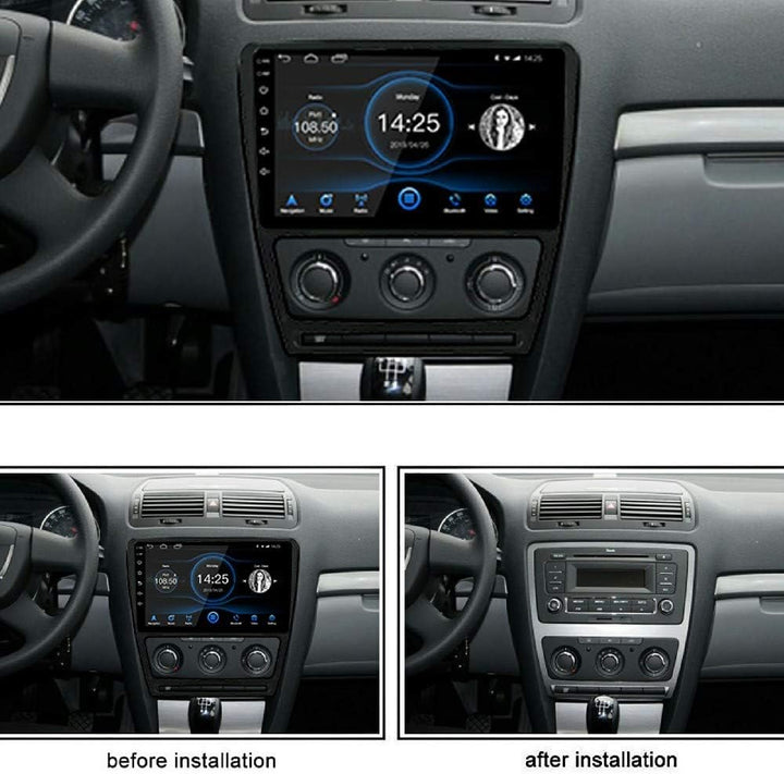 LEXXSON Android 10.1 Autoradio für Skoda Octavia 2009-2013 | 10 Zoll Touchscreen AM FM Radio GPS Nav