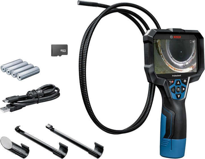Bosch Professional Inspektionskamera GIC 12V-5-27 C (Kabellänge: 150 cm, Ausrichtungsfunktion AutoUp