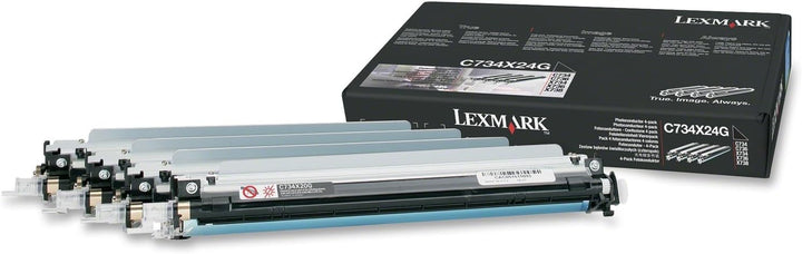 Lexmark C734X24G C734 / X734 Fotoleitereinheit 20.000 Seiten 4er-Pack, Schwarz