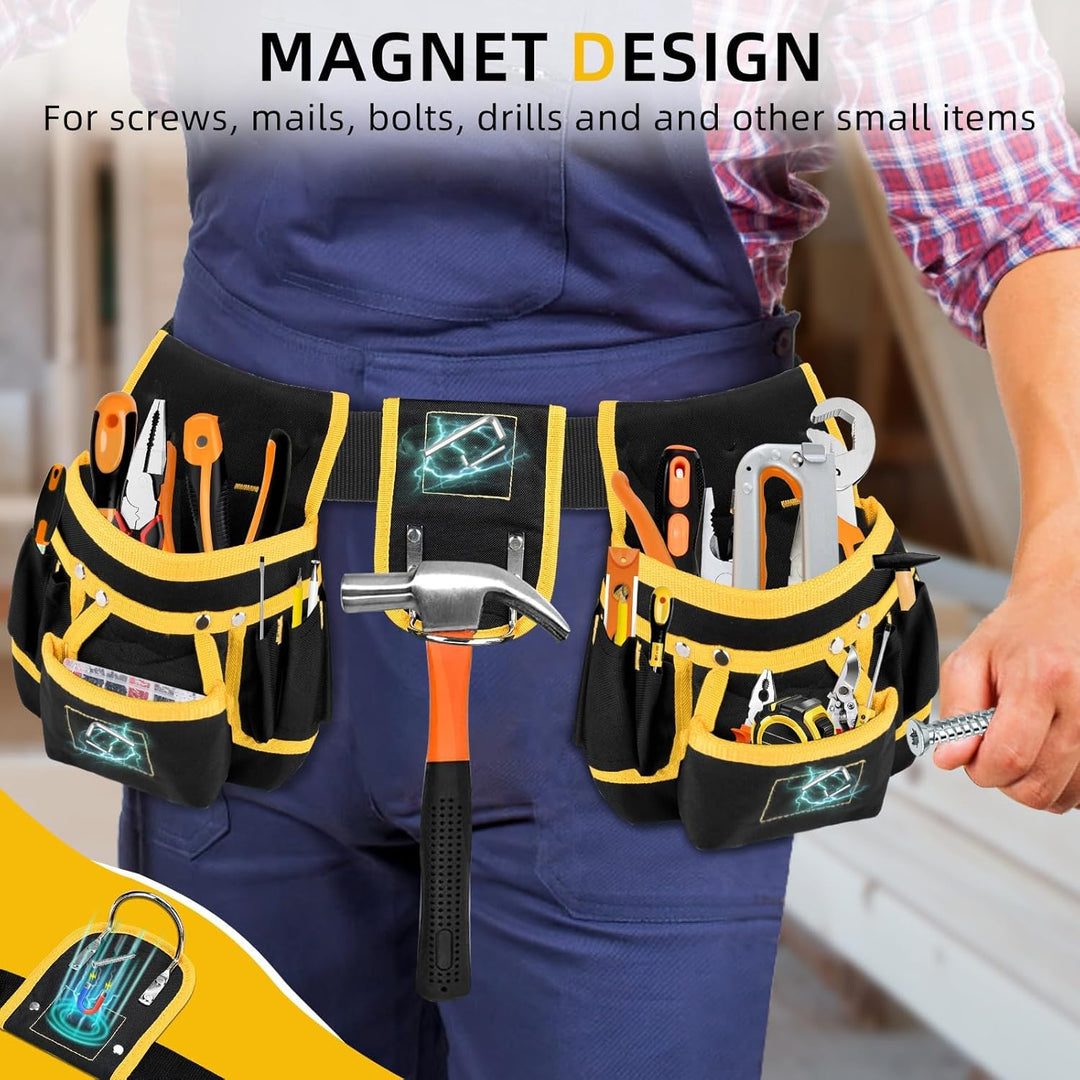 WerkzeuggüRtel, ArbeitsgüRtel, Tool Belt, GüRteltasche Werkzeug, Robuste, Verstellbare Oxford-Werkze