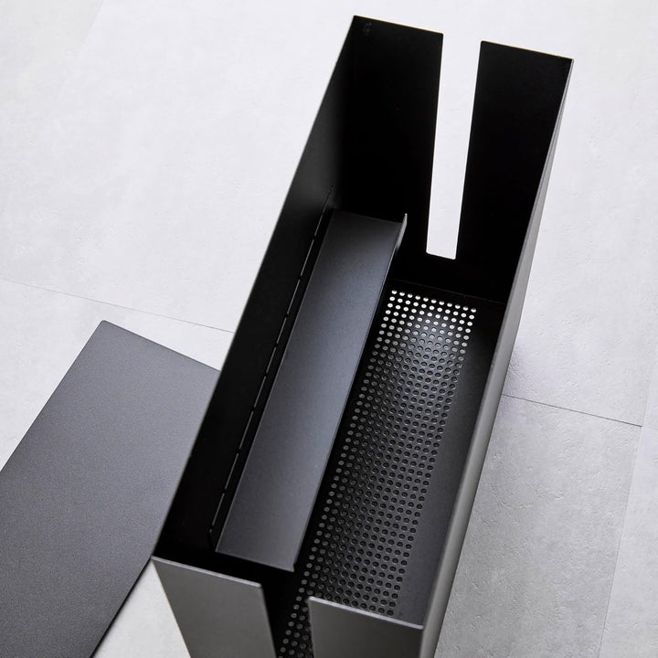 Yamazaki Tower Kabelabdeckungen, Metall, Schwarz, One Size One Size Schwarz, One Size Schwarz