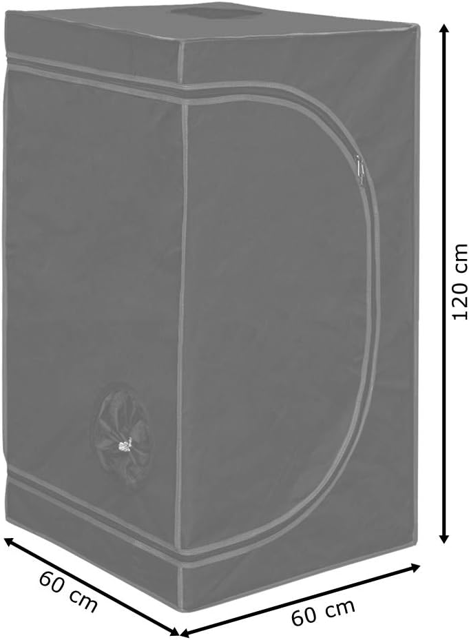 Kingpower Grow Box Grow Zelt für Pflanzen Growbox Gewächshaus Garten Anzucht Mini Gemüse Kräuter Sch