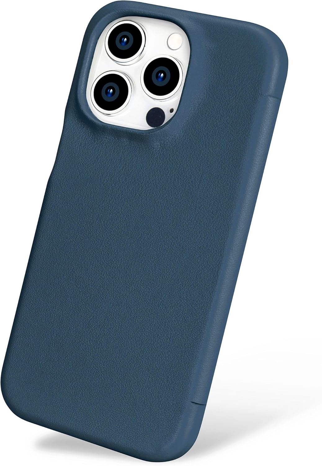 Mobiskin Hülle für iPhone 15 PRO (6,1 Zoll), Handyhülle mit Leder, Case kompatibel mit MagSafe, Schu