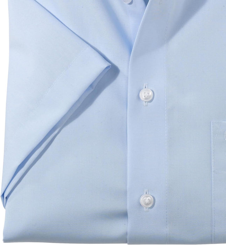 OLYMP Herren Businesshemd Langarm Luxor,Einfarbig,Comfort fit,New Kent, Hellblau