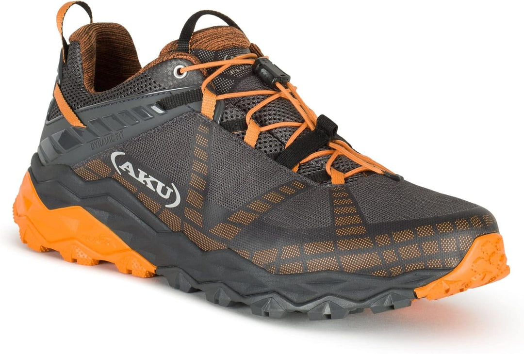 AKU Herren Flyrock Wanderschuhe 41 EU Schwarz Orange, 41 EU Schwarz Orange