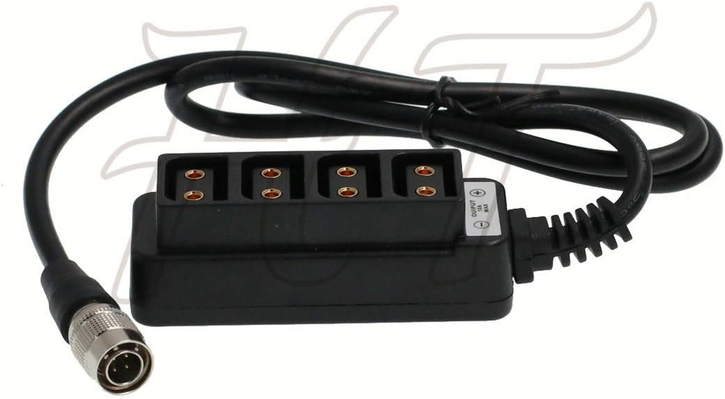 HangTon Hirose 4 Pin auf 4 Port Splitter Adapter für Sony F5 F55 Kamera 24in
