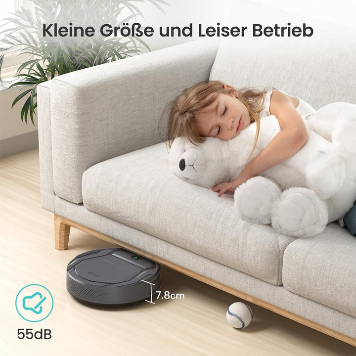 LEFANT 210PG Saugroboter mit 2200 Pa,WLAN Roboterstaubsauger Kompatibel mit Alexa und APP-Steuerung,
