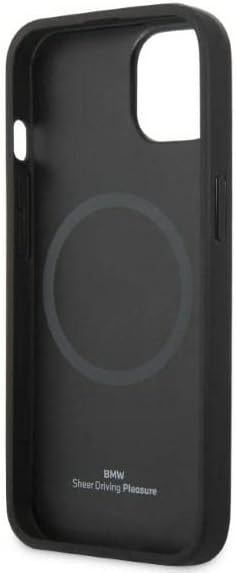 BMW Hülle für iPhone 14 6.1" schwarz Hardcase Signature Logo Aufdruck