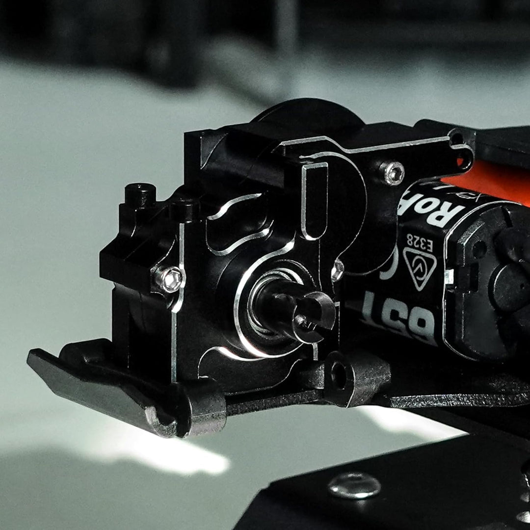 INJORA Aluminium-Getriebegehäuse mit Motorhalterung für 1/24 Buggy Losi Micro-B Upgrade