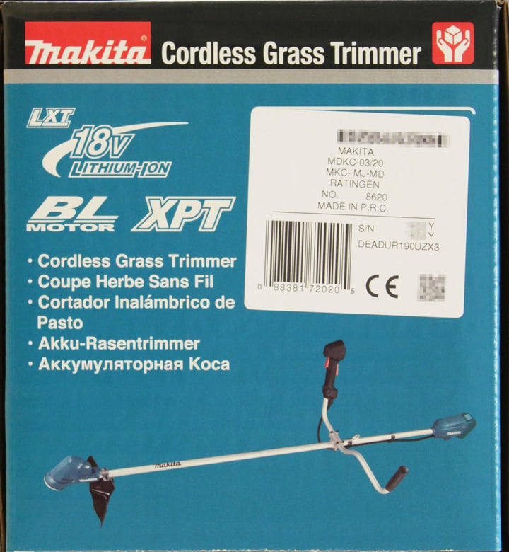 Makita DUR190UZX3 Akku-Rasentrimmer 18 V (ohne Akku, ohne Ladegerät) Schwarz 60 x 450 mm