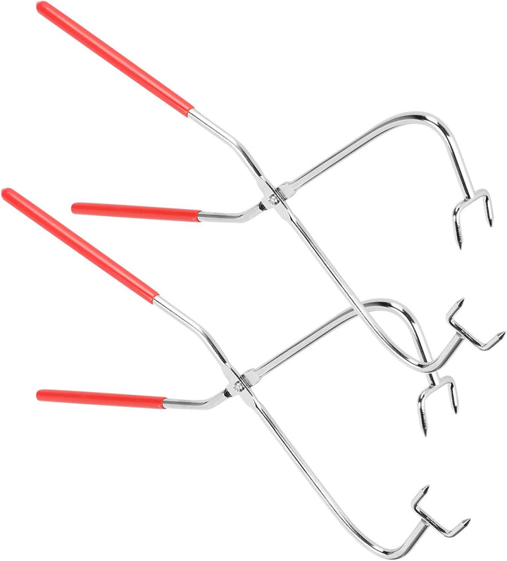 Ton-Skulpturen-Werkzeug, 2 Stück, Keramik-Glasur-Tauchzange, Edelstahl, DIY-Ton-Bildhauerei, Keramik
