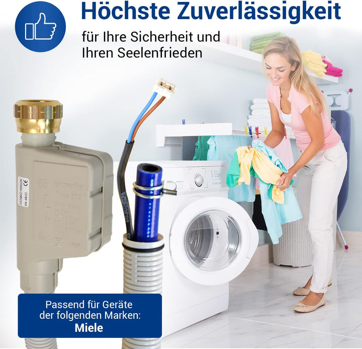 Wasserzulaufschlauch Schlauch Aquastopschlauch 1,6 m Ersatz fรผr Miele 5729731 Zulaufschlauch Aquasto
