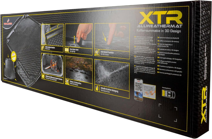 WALSER XTR Kofferraumwanne kompatibel mit Skoda Superb III Kombi/Limousine 2015-Heute, tiefer Ladebo