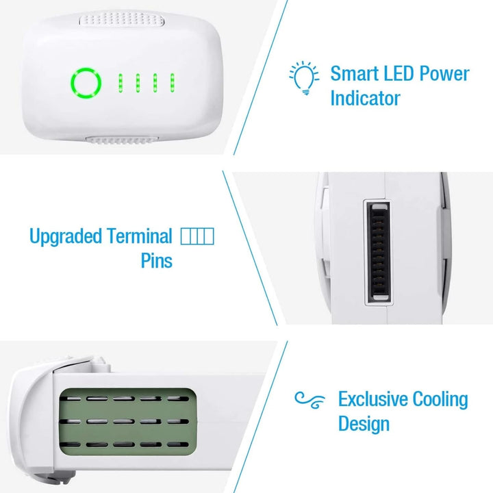 UURRPP 15.2V Li-Polymer 5870mAh Akku für DJI Phantom 4 Phantom 4 Pro V2.0 Phantom 4 Advanced Drone S