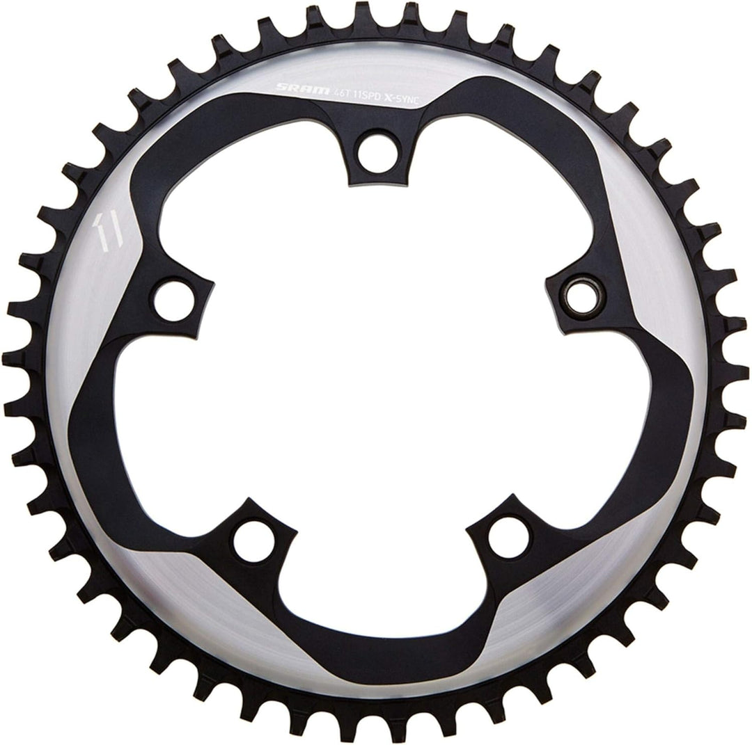 Sram Road Lk: 110 Mm Aluminium 11-Fach X-sync Gxp/Bb30 Kettenblätter 45 x 34 x 26 cm Schwarz, 45 x 3