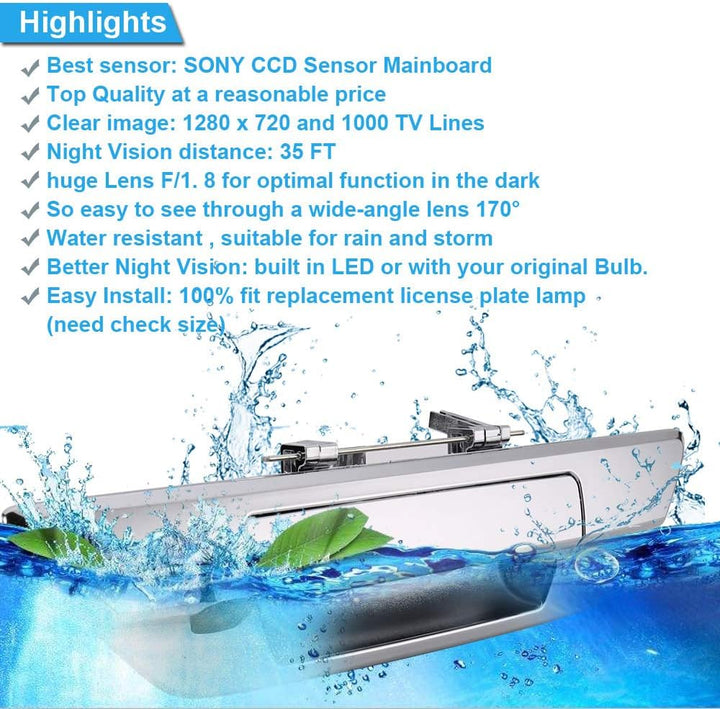 Navinio 1280 * 720 Pixels 1000TV Lines Auto Dritte Dach Top Mount Bremsleuchte Kamera Bremslicht Aut