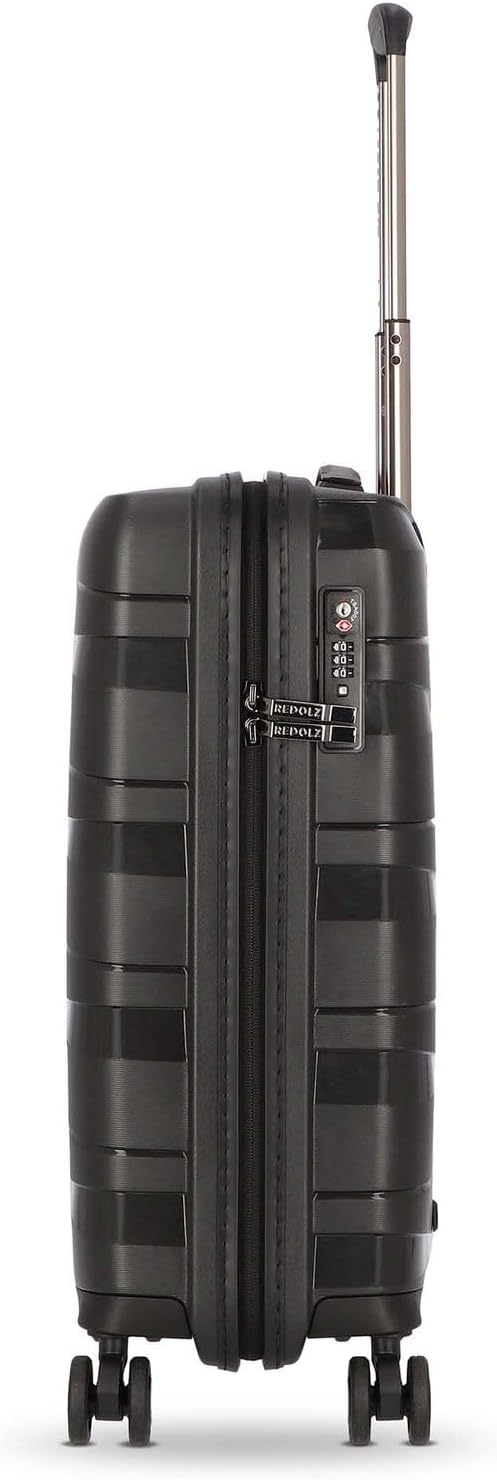 REDOLZ Hartschalen Kabinen-Koffer | Kleiner Trolley 40 x 20 x 55 cm aus hochwertigem, leichtem Polyp