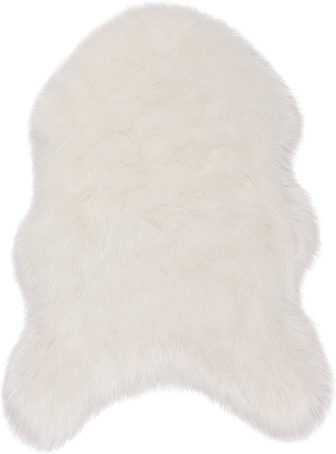 WOLTU Fellteppiche Schaffell, Kunstfell Lammfellimitat Teppich flauschig, Longhair Fell Optik, Dekof