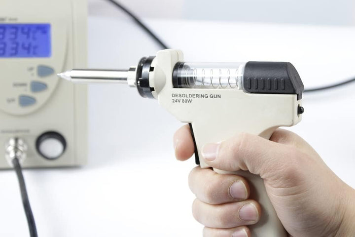 edi-tronic Digitale professionelle Entlötstation 80W ZD-915 Vakuumpumpe - digital