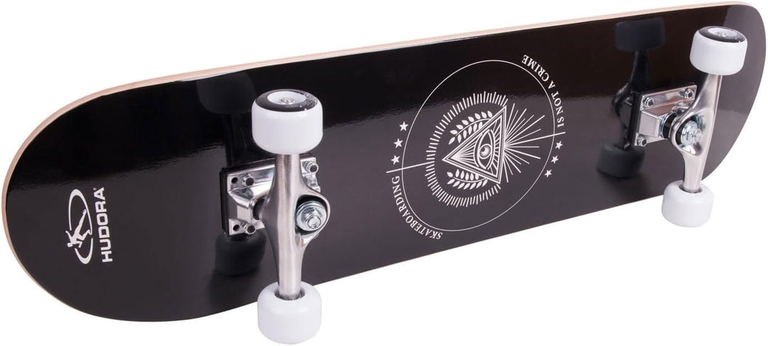 HUDORA Skateboard Columbia Heights ABEC 3 mit Rucksack - Skateboarding, 12173