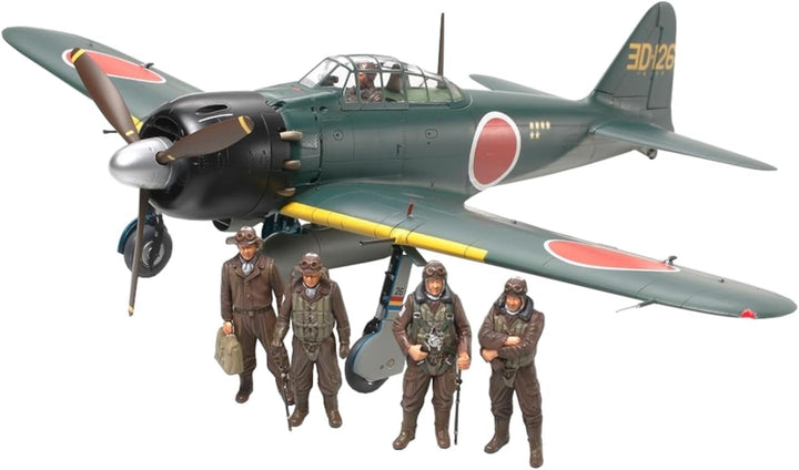 TAMIYA 61103 Mitsubishi Militär 61103-1:48 Japanische A6M5/5a Zero Fighter, Modellbau, Plastik Bausa