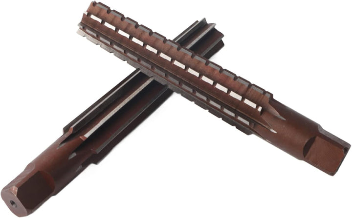 Kegel-Reibahlen-Set, 2 Stück, grob + feine Morsekegel-Reibahle, Hartstahl, Bohrreibahle, Schneidewer