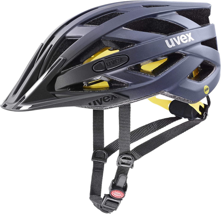 Uvex i-vo cc Mips - Allround Helm - Fahrradhelm Midnight - Silver Mat 52-57 cm Single, Midnight - Si