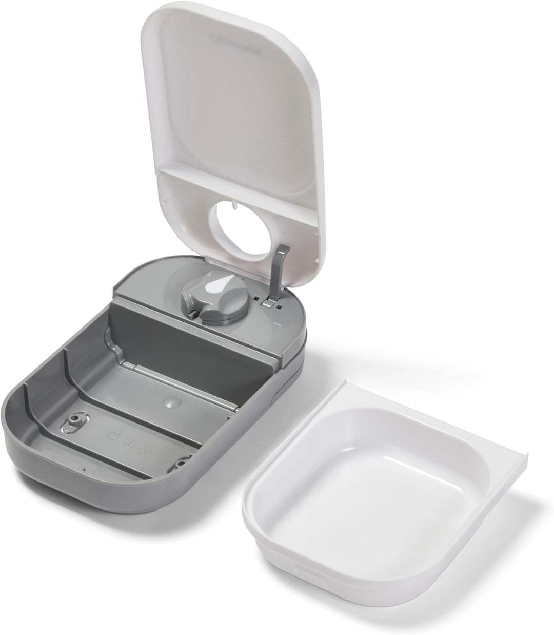 Closer Pets C100 One Meal Automatischer Futterspender für Katzen und kleine Hunde mit Edelstahl-Futt