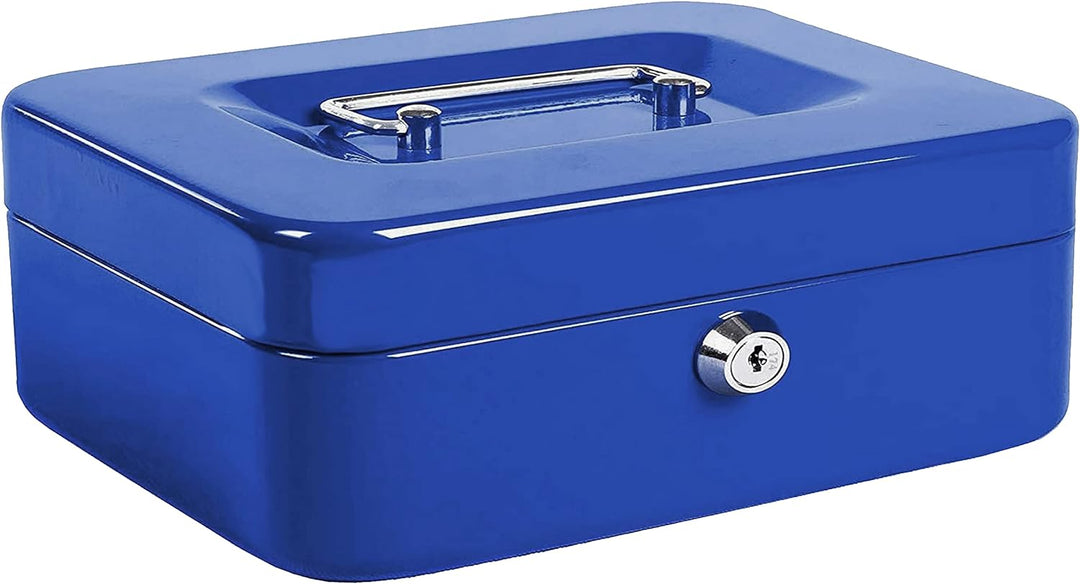 Kippen 10033B4 Geldkassette Blau, Masse: 300 x 240 x 90 mm