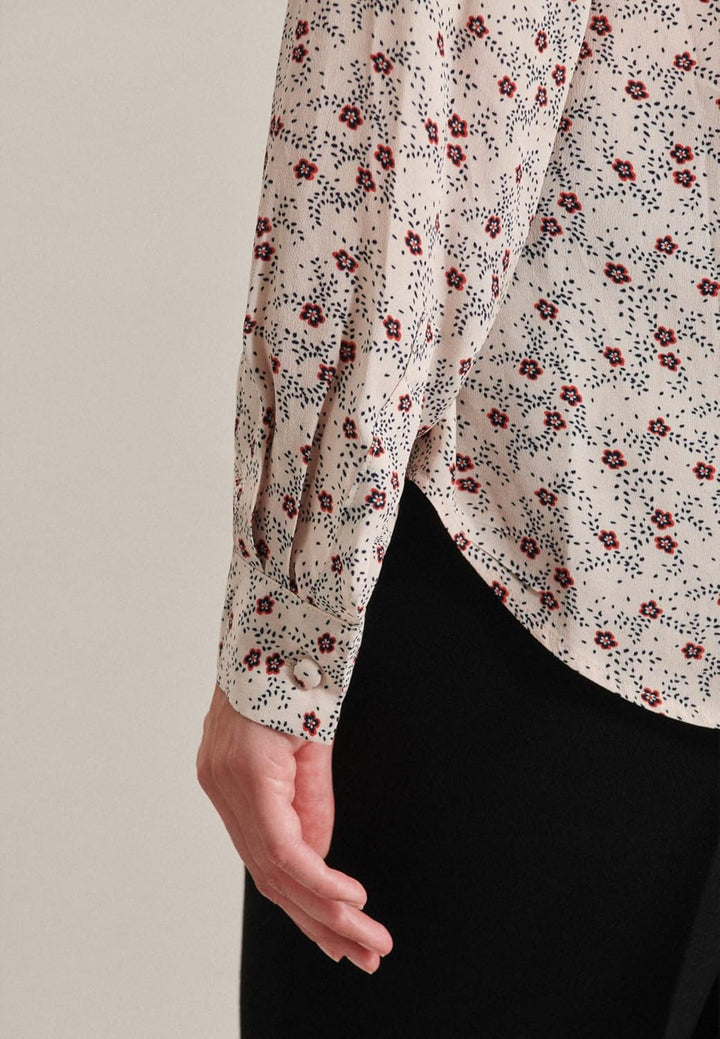 Seidensticker Damen Bluse - Fashion Bluse - Regular Fit - tailliert - Hemd Blusen Kragen - Bügelleic