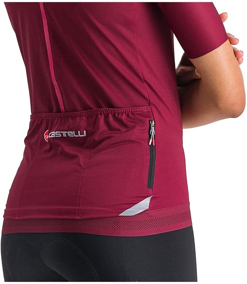 CASTELLI Damen Endurance W Jersey T-Shirt M Bordeaux, M Bordeaux