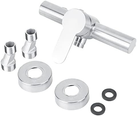 Duscharmaturen 304 Edelstahl Duscharmatur Badezimmer Dusche Wandmontierte Heiss-Kaltwasser-Hahn G1/2