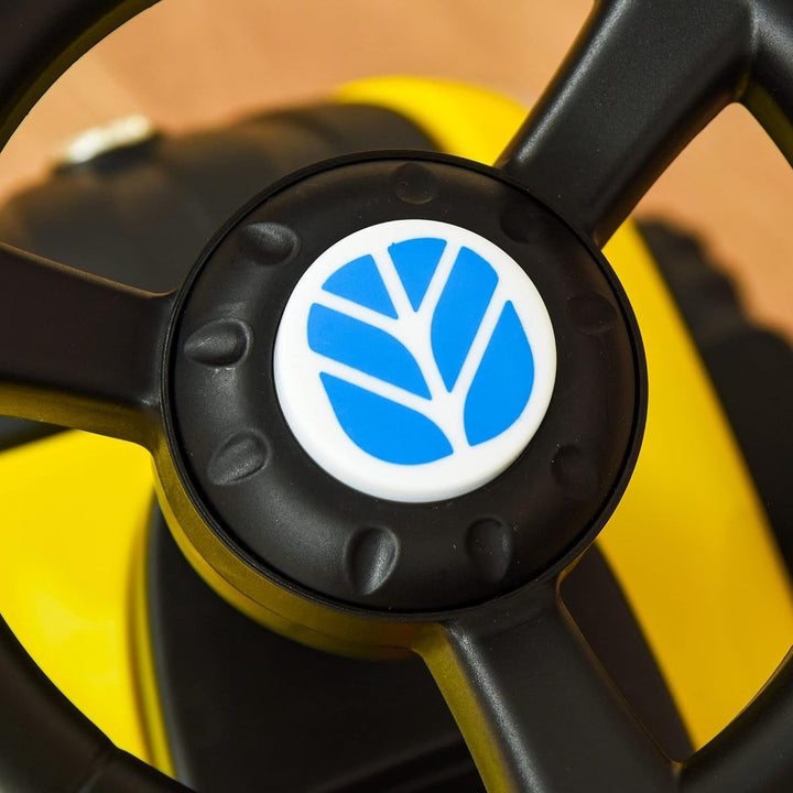 HOMCOM Kinder Rutschauto New Holland Rutscherfahrzeug Kinderauto Kinderfahrzeug Klassische Auto Lauf