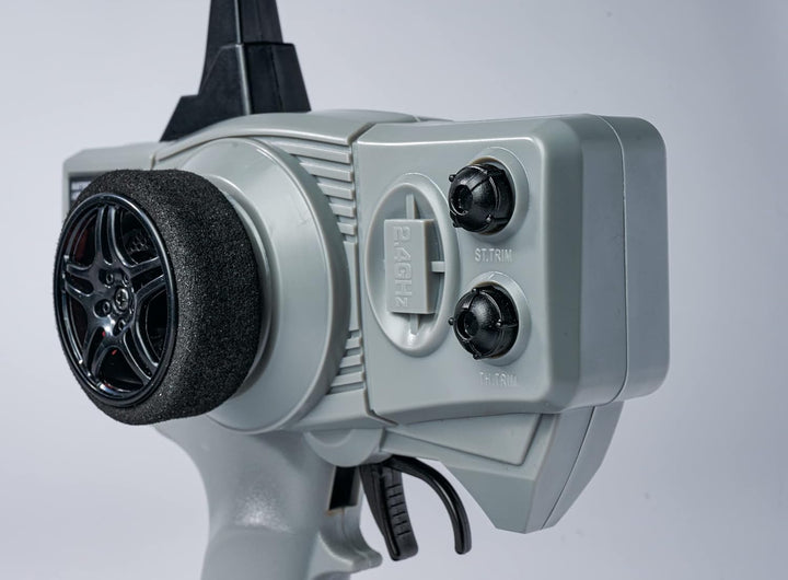 Carson 500500105 Reflex Wheel X1 2.4G grau - KIT kompatibel, Modellbau, Zubehör, Empfänger, RC Funke