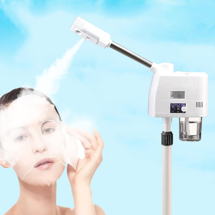 BJTDLLX Gesichtsdampfer Bedampfer Verdampfer Gesichtssauna Heiss Kalt Gesicht Dampfgerät 800 Watt Da