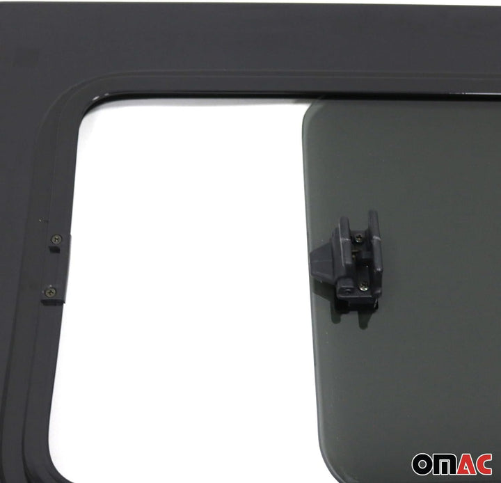 Seitenfenster Schiebefenster Kompatibel mit VW T4 Transporter 1990-2003 Hinten Rechts L2, Hinten Rec