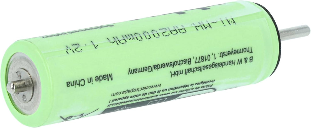 vhbw 2X Akku kompatibel mit Panasonic W835, EW1211w, W805, W845 Rasierer (2000 mAh, 1,2 V, NiMH)