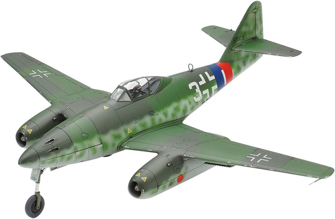 Tamiya 300061087 Militär 300061087-1:48 WWII Deutsche Messerschmitt Me262 A-1A,originalgetreue Nachb