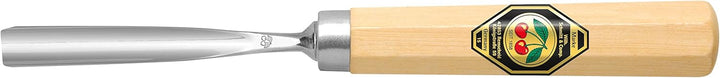 "KIRSCHEN" Werkzeuge 3206008 | Kerbschnitzbeitel mit Weissbuchenheft Stich 6, gerade & flacher Höhlu
