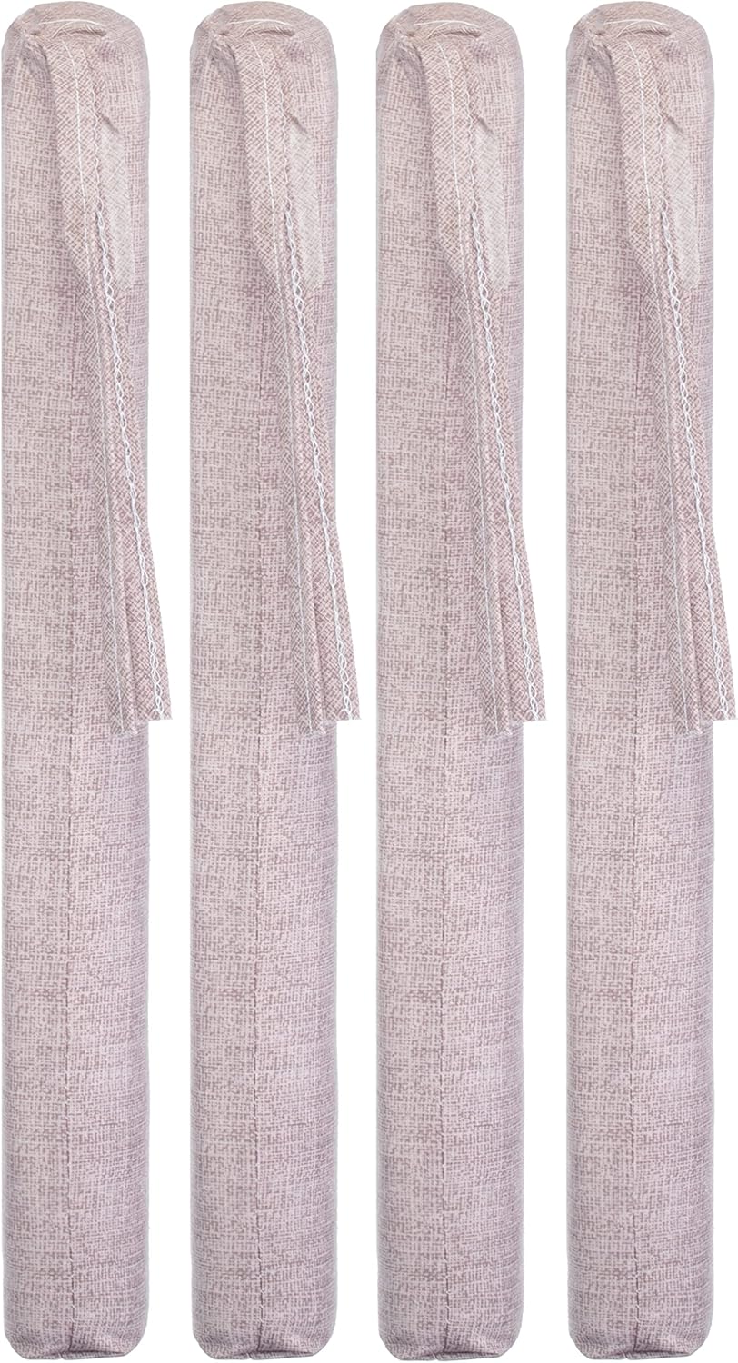 Brandsseller 4er Set Sitzkissen 40 x 40 cm Stuhlauflage Sitzauflage mit Bindebändern Klettverschluss