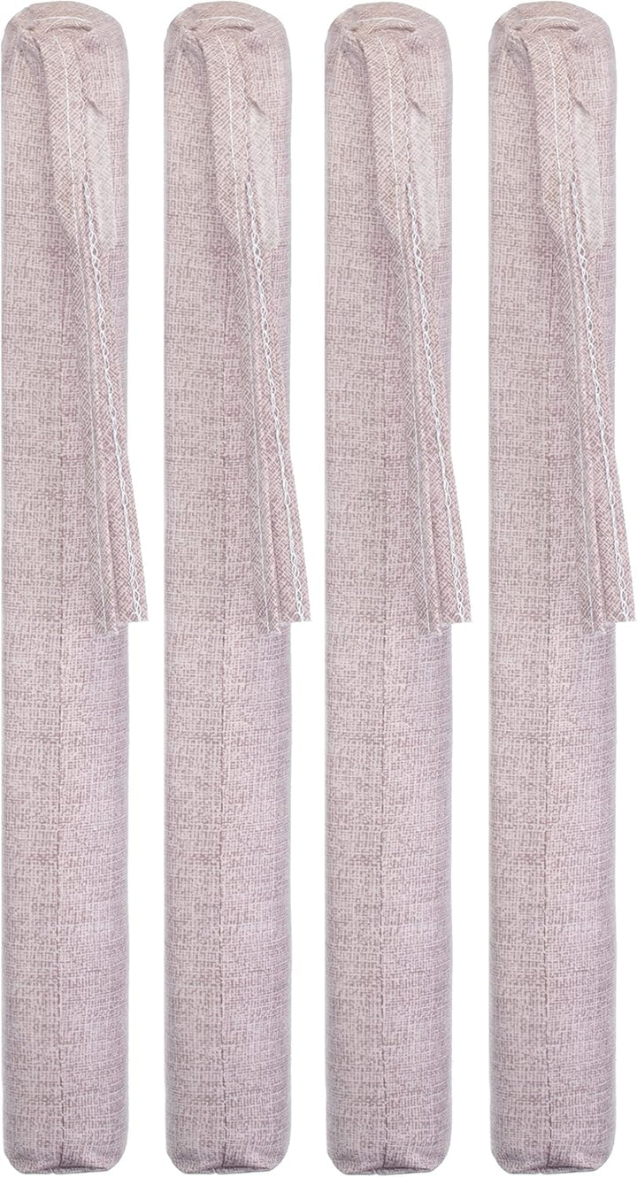 Brandsseller 4er Set Sitzkissen 40 x 40 cm Stuhlauflage Sitzauflage mit Bindebändern Klettverschluss