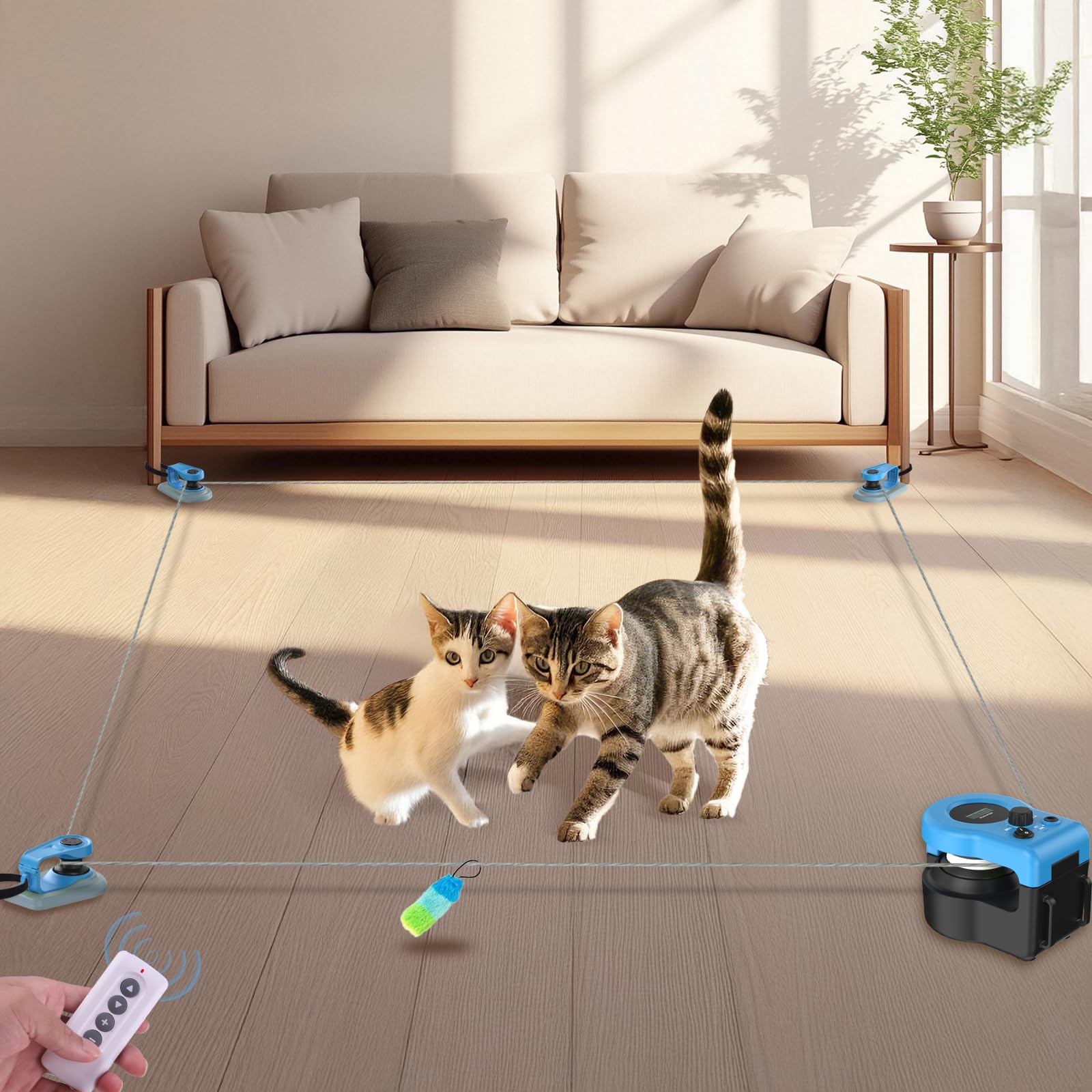 Katzenspielzeug Elektrisch, Katzenspielzeug Selbstbeschäftigung mit an –  techstudio.ch