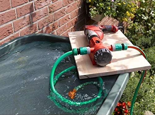 kwb Compacta Pumpe P57 Bohrmaschinen-Pumpe 3000 l/h, selbstansaugend m. Ansaug-Filter, Gewinde-Ansch