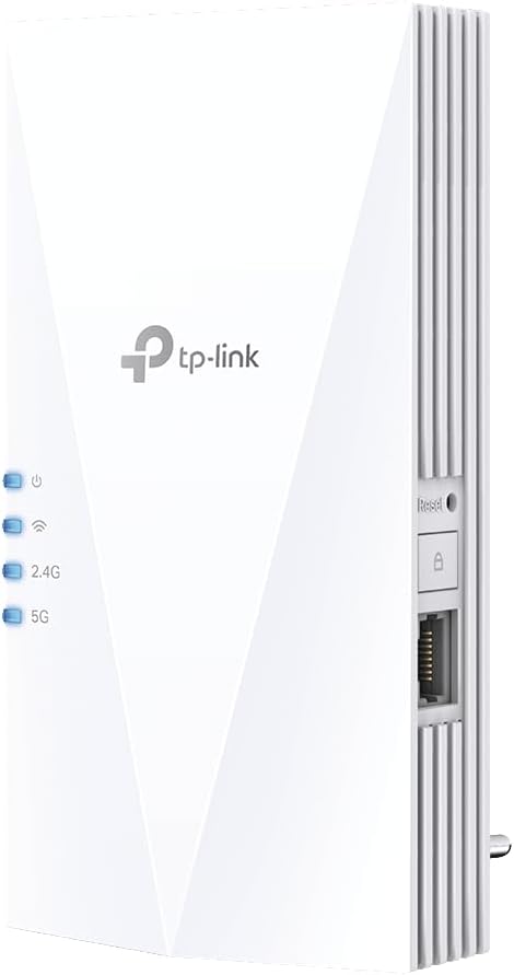 TP-Link RE500X WiFi 6 WLAN Verstärker Repeater AX1500(Dualband 1200MBit/s 5GHz + 300MBit/s 2,4GHz, T