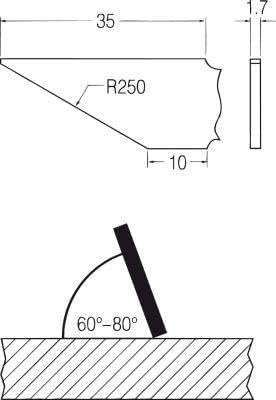 Grattec Keramicut-Entgrater I mit Keramikklinge