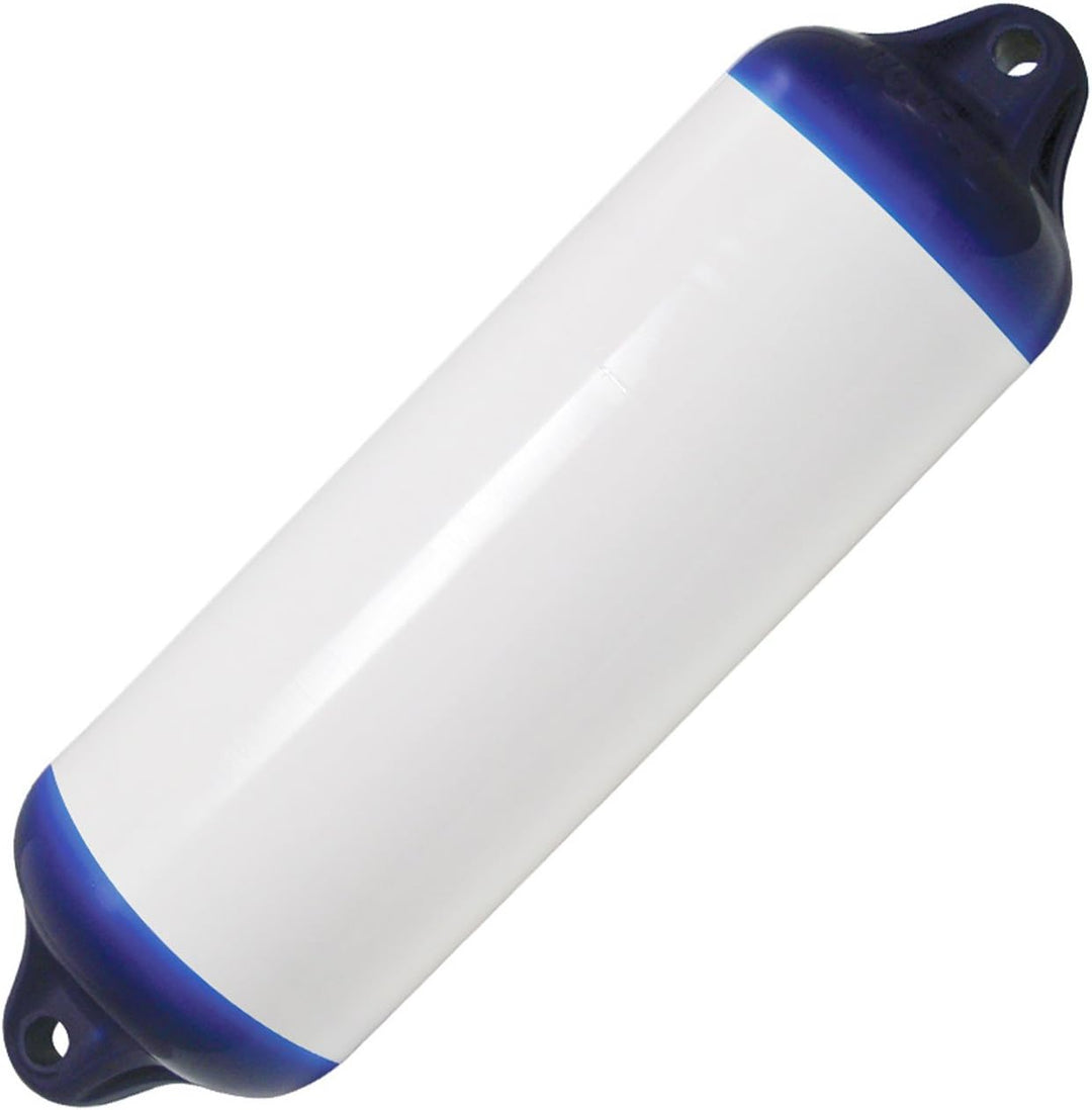 Ocean Classic Serie H Heavy Duty Fender weiss / blau H2 (Ø 140 mm x 500 mm), weiss / blau H2 (Ø 140