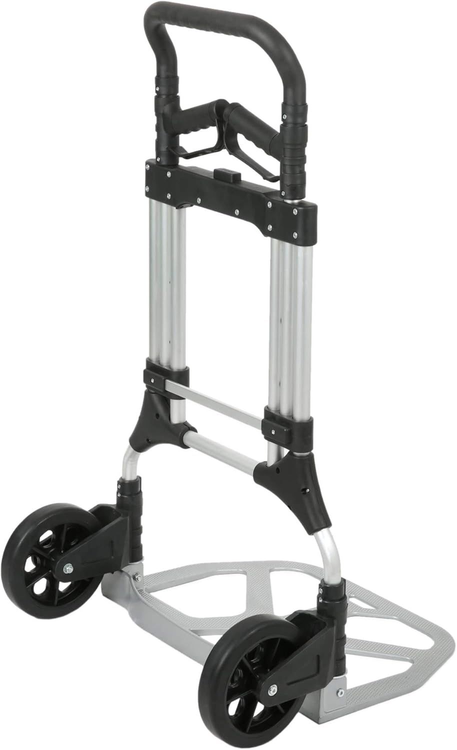 STIER Sackkarre Premium klappbar, Aluminium Transportkarre, Belastbarkeit bis 200kg, Stapelkarre zum