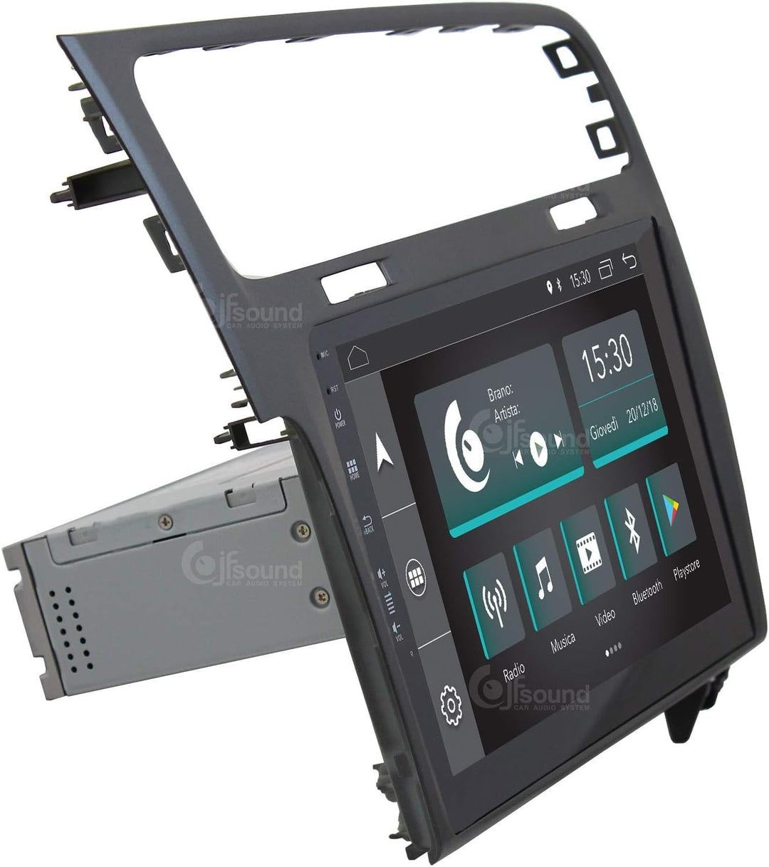 Costum fit Autoradio für Volkswagen Golf 7 Grau Android GPS Bluetooth WiFi Dab USB Full HD Touchscre