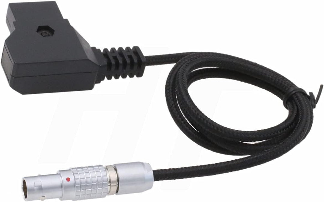 HangTon Flexibles geflochtenes D-Tap auf 0B 2 Pin Netzkabel für Teradek Bolt Bond, Transvideo SmallH